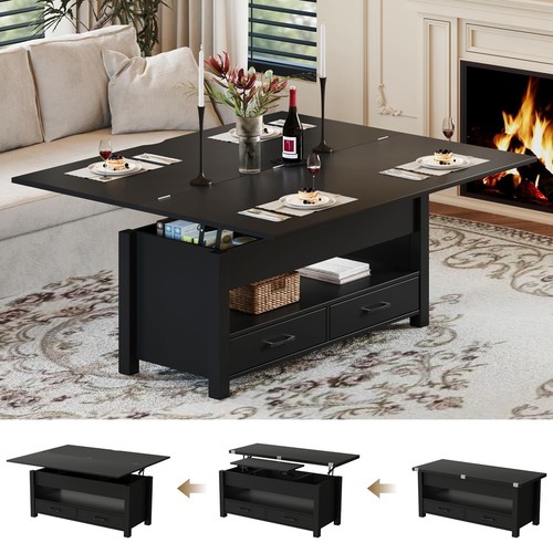 Lift top coffee table w - coffee, w/